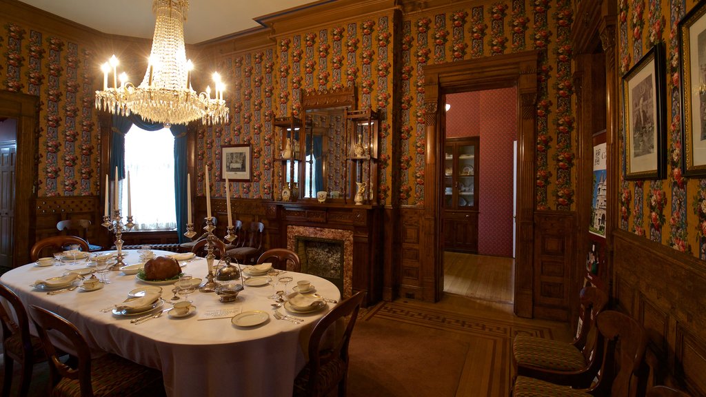 Conrad Caldwell House showing interior views, a house and heritage elements