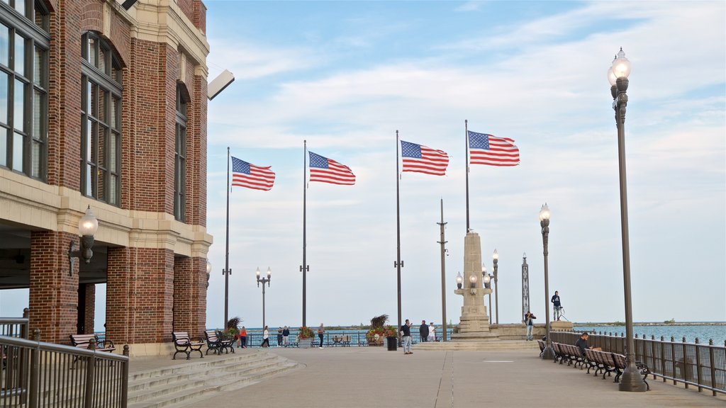 Navy Pier featuring general coastal views