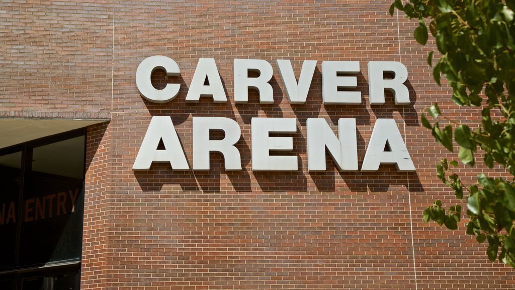 Peoria Civic Center which includes signage