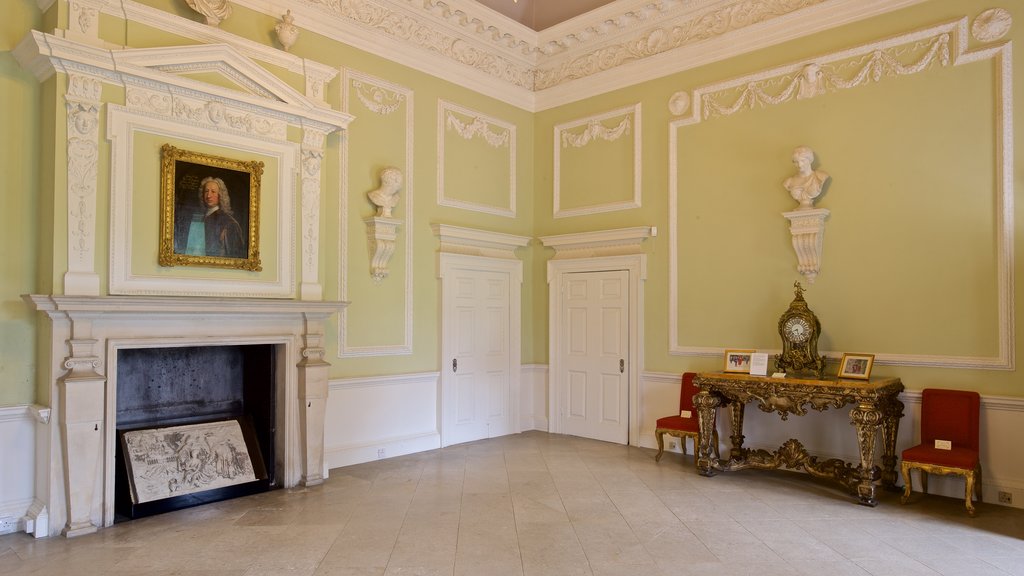 Lydiard Tregoze showing a house, interior views and heritage elements