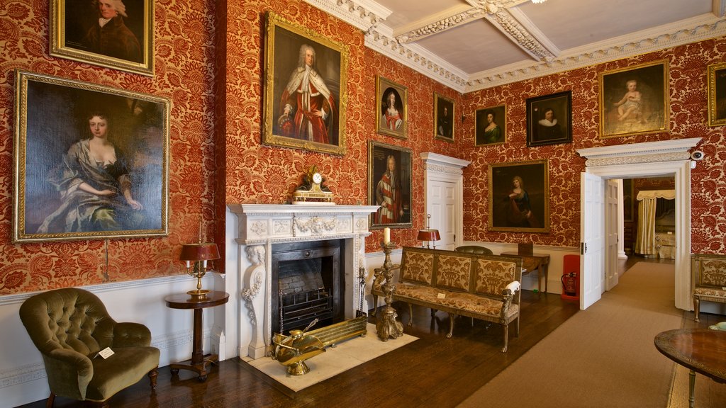 Lydiard Tregoze showing heritage elements, interior views and art