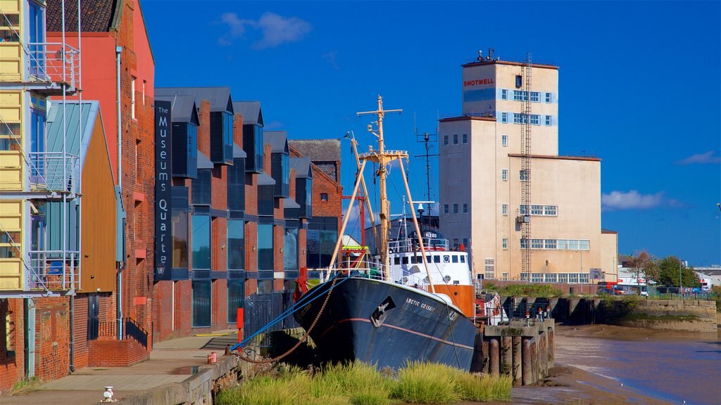 Arctic Corsair showing a river or creek