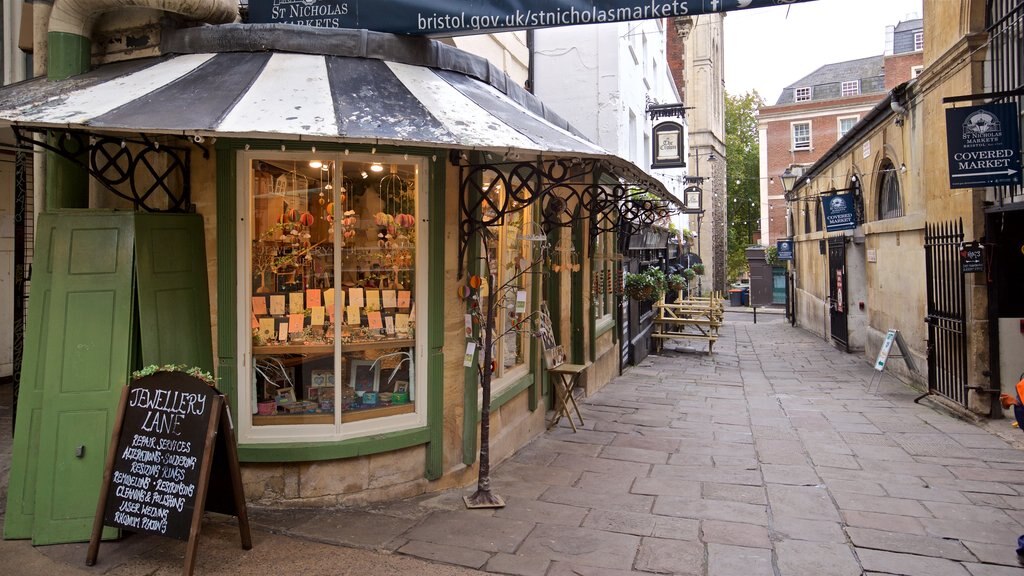 St Nicholas Market featuring signage