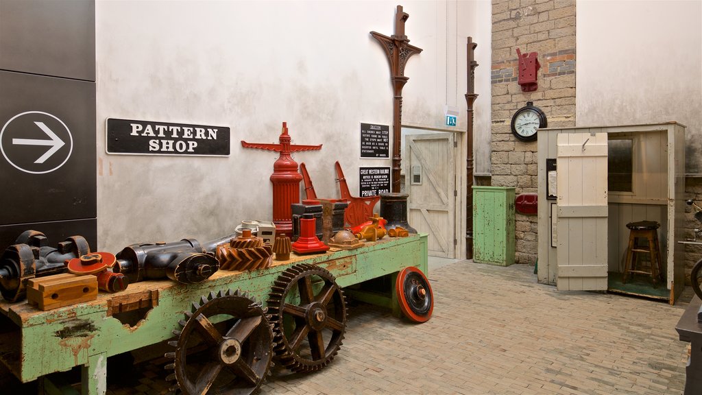 Museum of the Great Western Railway featuring interior views