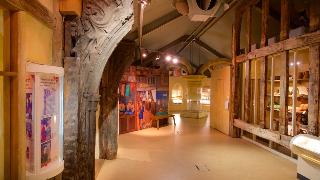 Hull and East Riding Museum featuring interior views