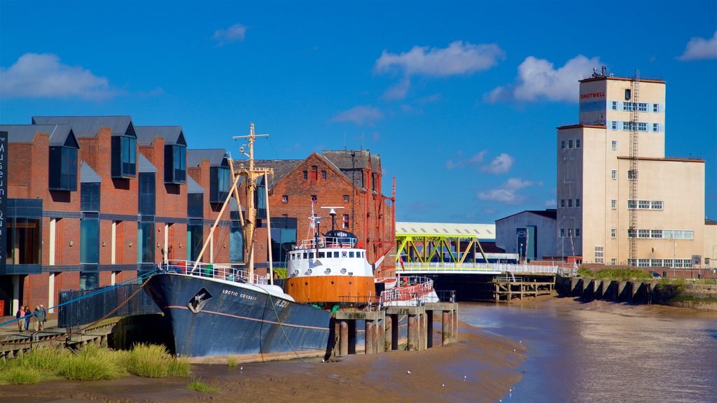 Arctic Corsair featuring a bay or harbour and a river or creek