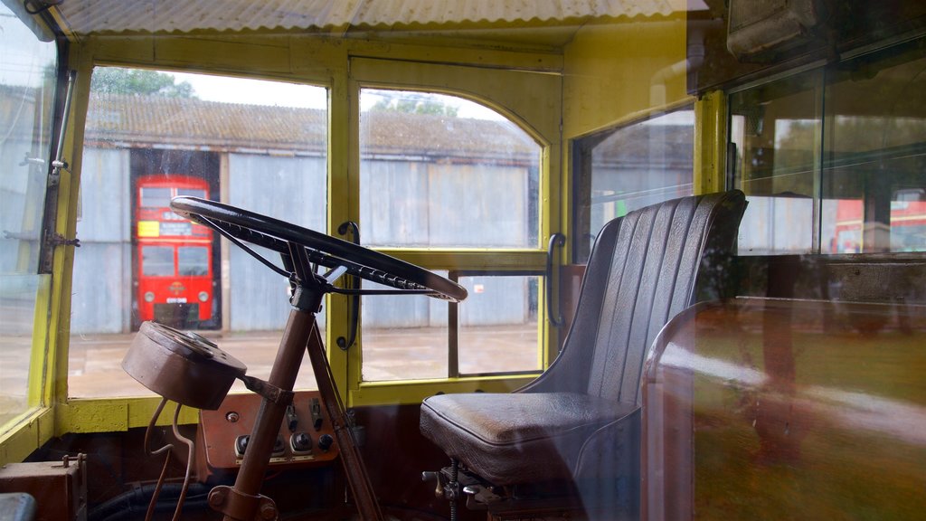 The Trolleybus Museum at Sandtoft showing interior views