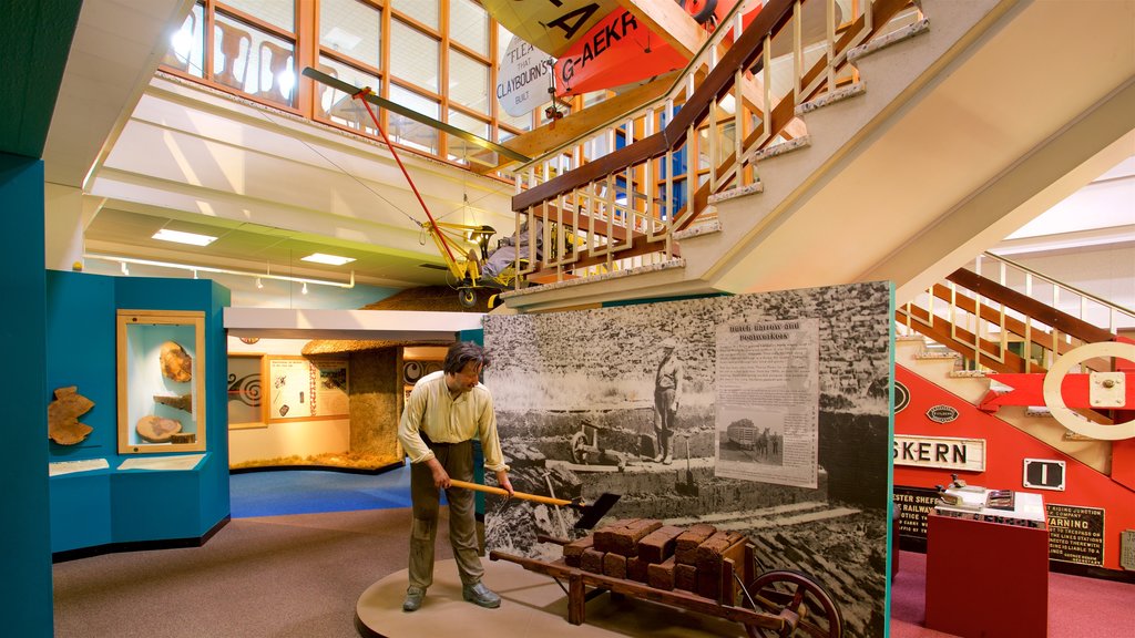 Doncaster Museum and Art Gallery showing interior views