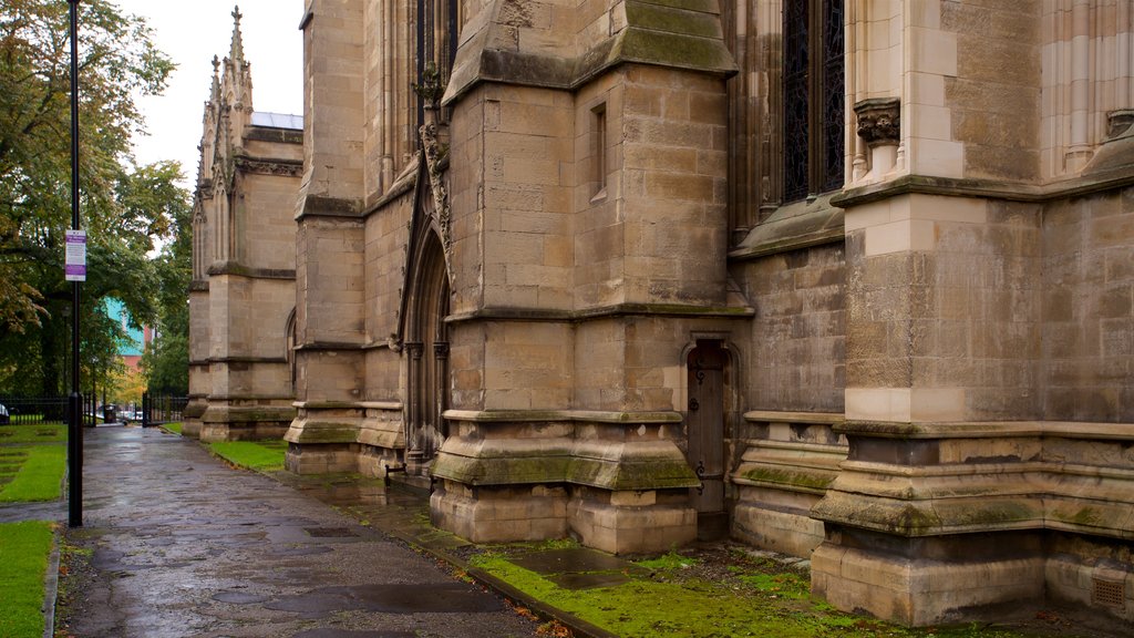 Doncaster Minster mostrando elementos de patrimônio