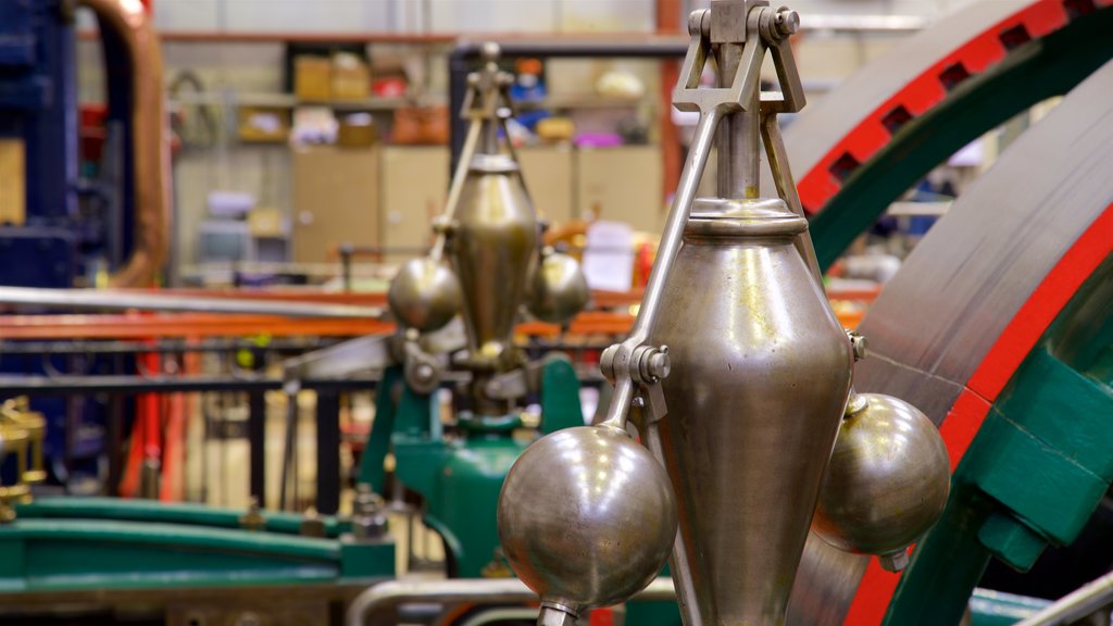 Markham Grange Steam Museum featuring heritage elements and interior views