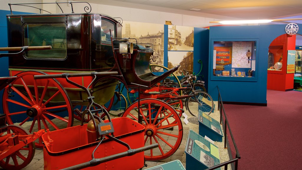 Doncaster Museum and Art Gallery showing heritage elements and interior views