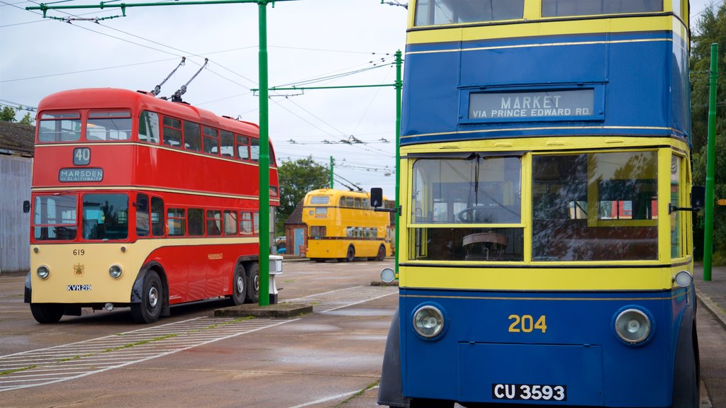 The Trolleybus Museum at Sandtoft mostrando elementos patrimoniales