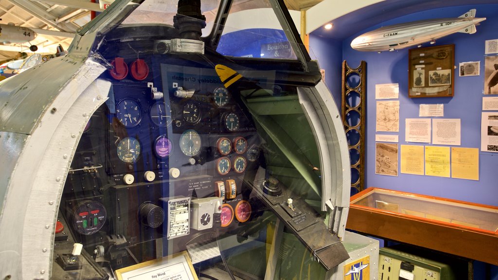 City of Norwich Aviation Museum featuring interior views