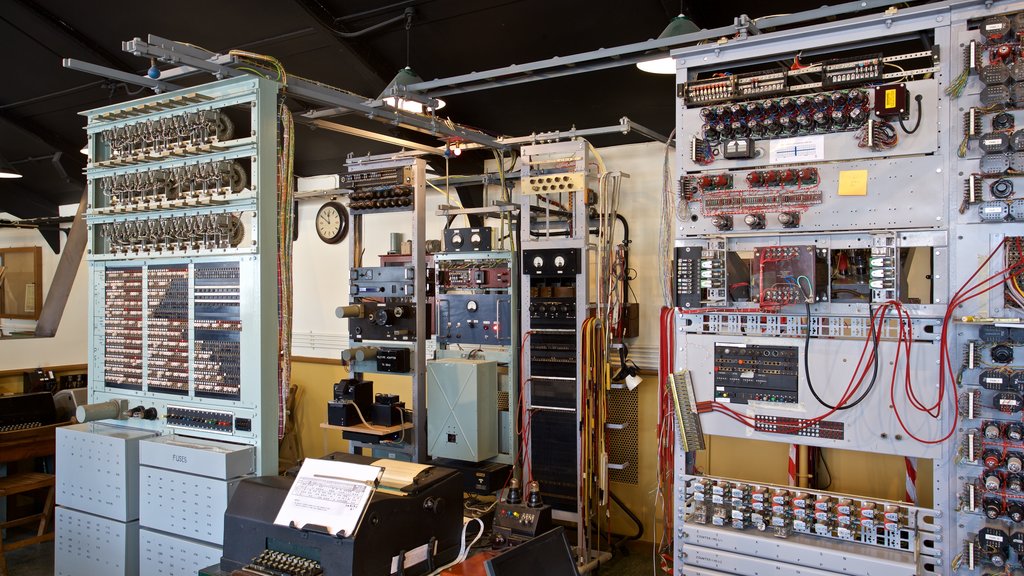 The National Museum of Computing showing interior views