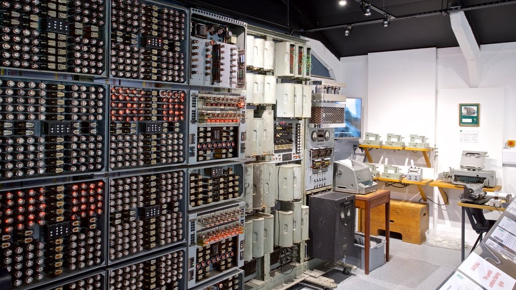 The National Museum of Computing menunjukkan pemandangan interior