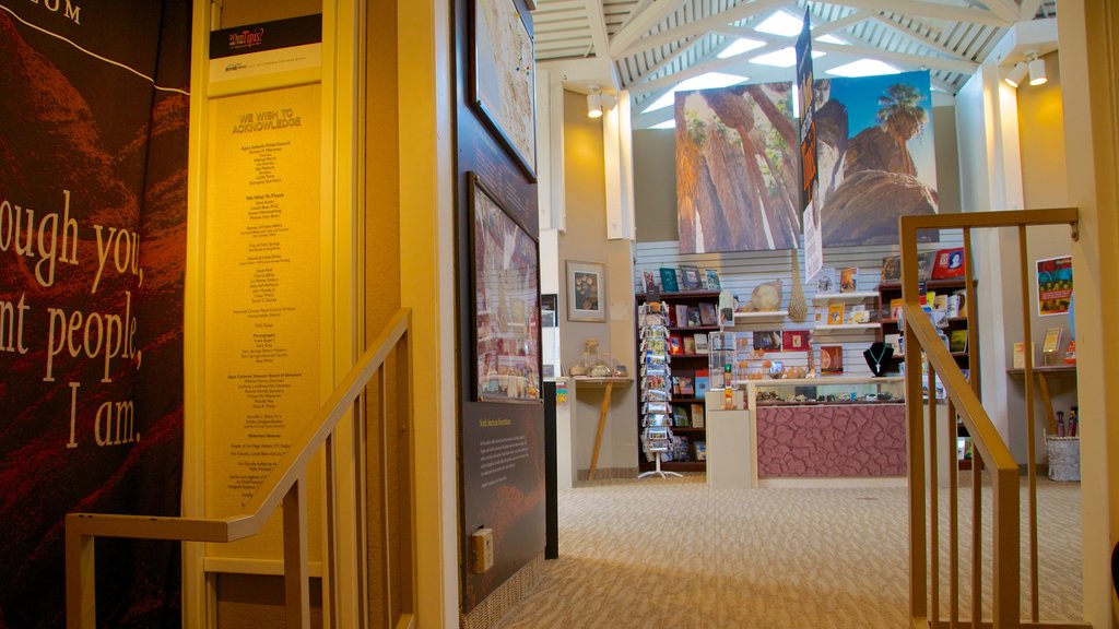 Agua Caliente Cultural Museum which includes interior views