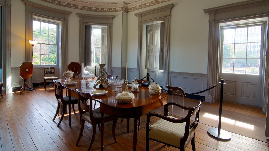 Joseph Manigault House featuring a house, heritage architecture and interior views