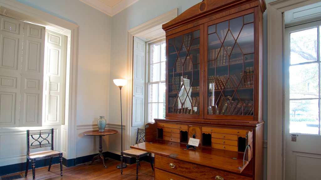 Joseph Manigault House showing interior views