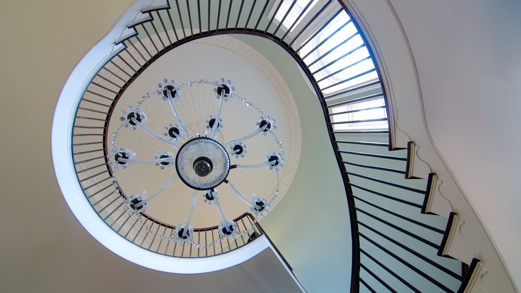 Joseph Manigault House showing interior views and a house