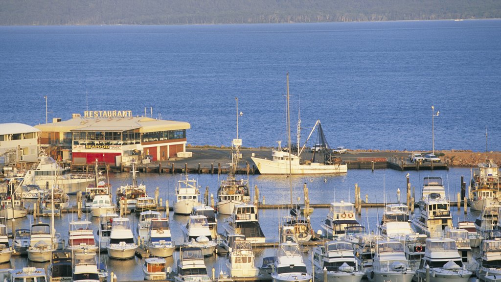 Port Stephens featuring a bay or harbour and boating