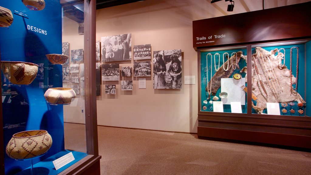 State Indian Museum showing interior views