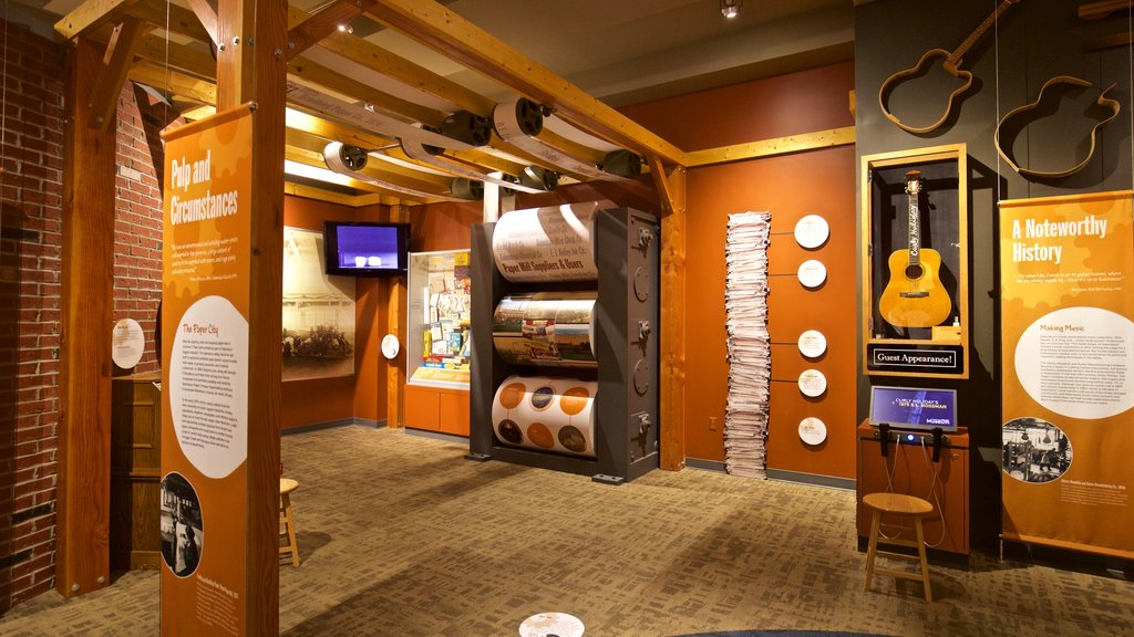 Kalamazoo Valley Museum showing interior views