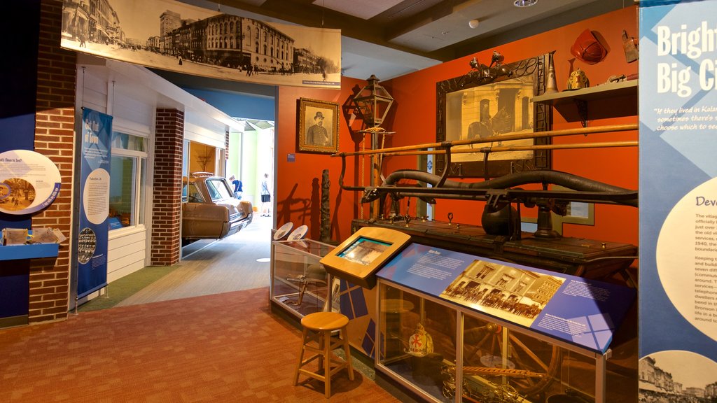 Kalamazoo Valley Museum showing interior views