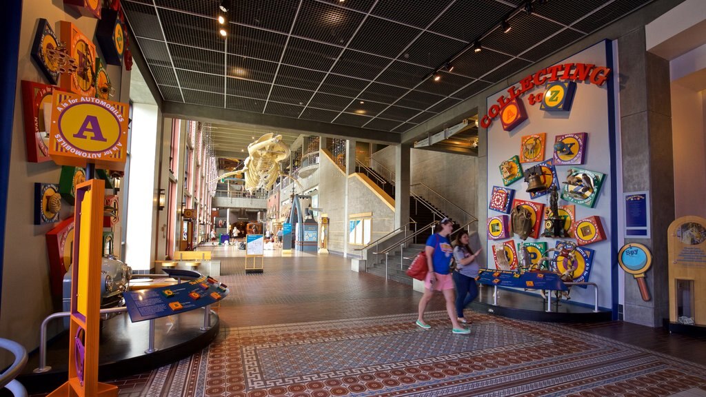 Van Andel Museum Center showing interior views as well as a family