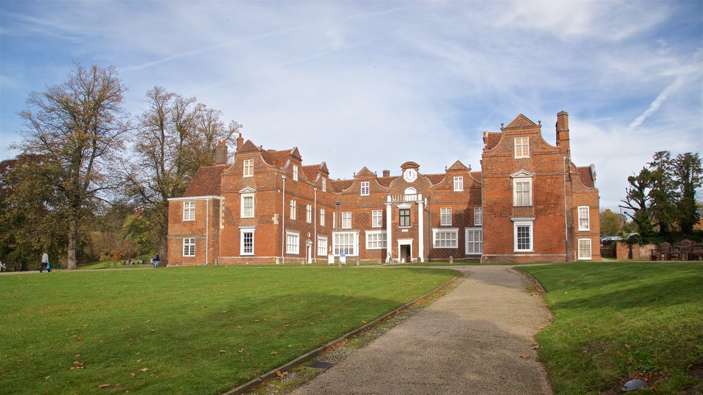 Christchurch Mansion which includes a house and heritage architecture