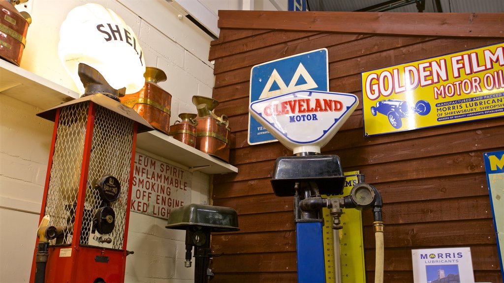 Ipswich Transport Museum featuring interior views