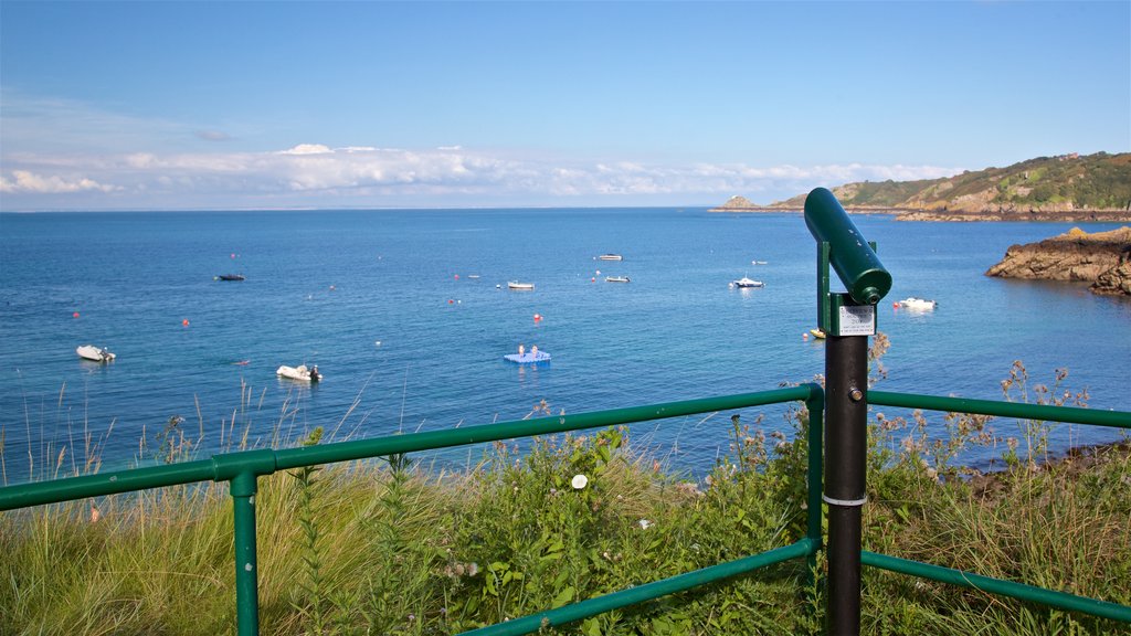 Bouley Bay showing views and general coastal views