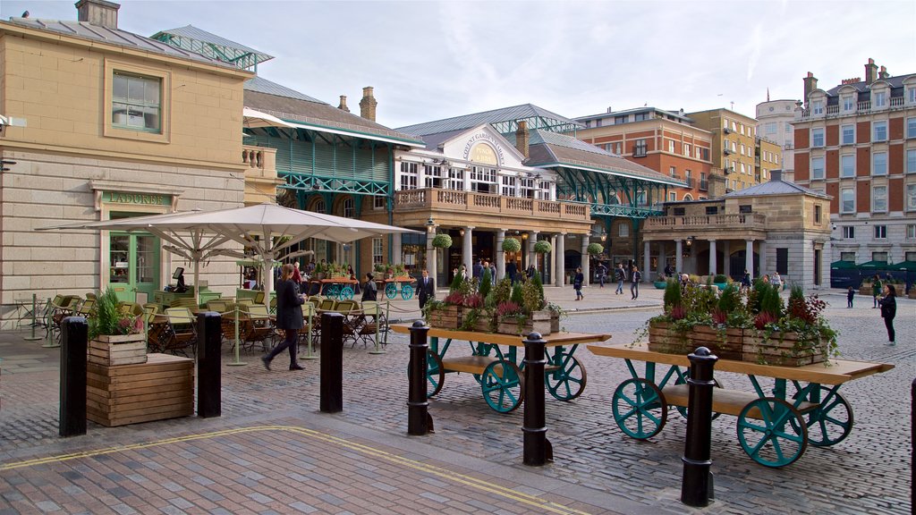 Pasar Covent Garden menunjukkan kota