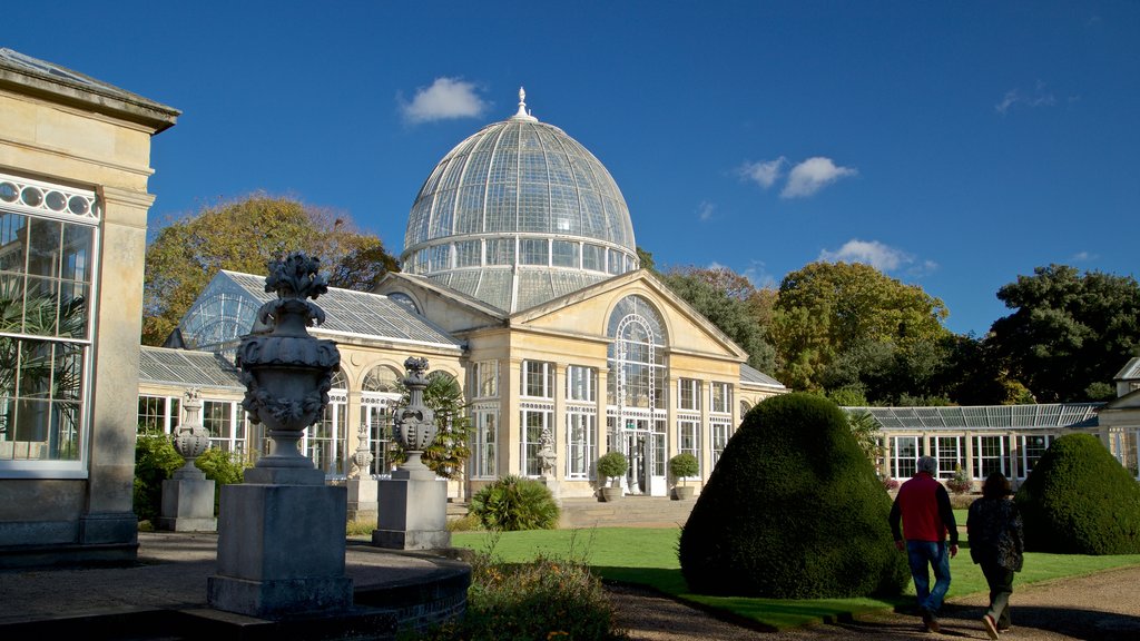 Syon Park featuring heritage elements as well as a couple