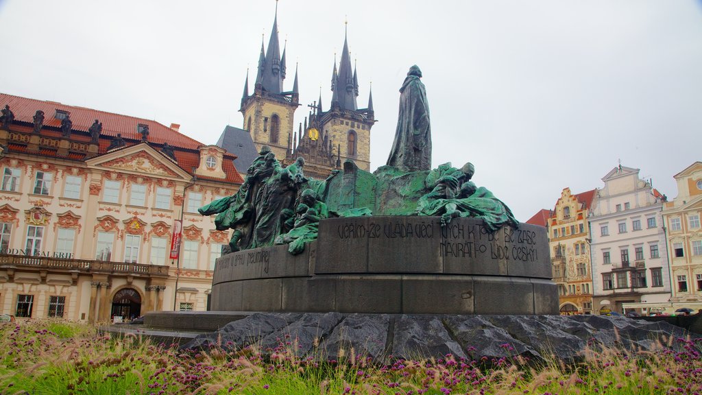 Tyn Church featuring skyline, heritage architecture and a church or cathedral