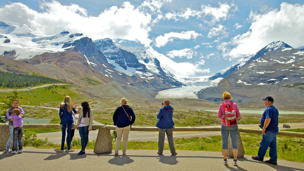 Columbia Icefield bevat landschappen, bergen en vergezichten