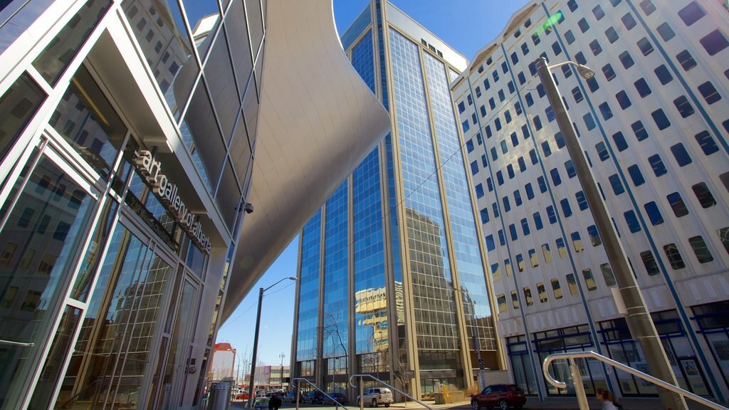 Art Gallery of Alberta featuring skyline, art and a skyscraper