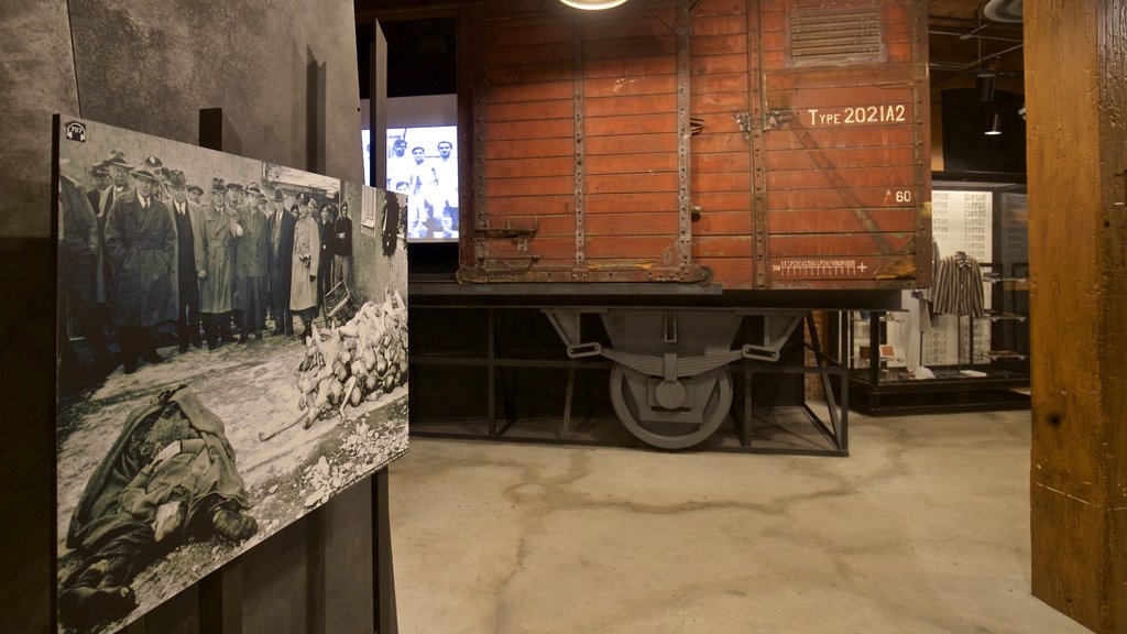 Dallas Holocaust Museum which includes interior views