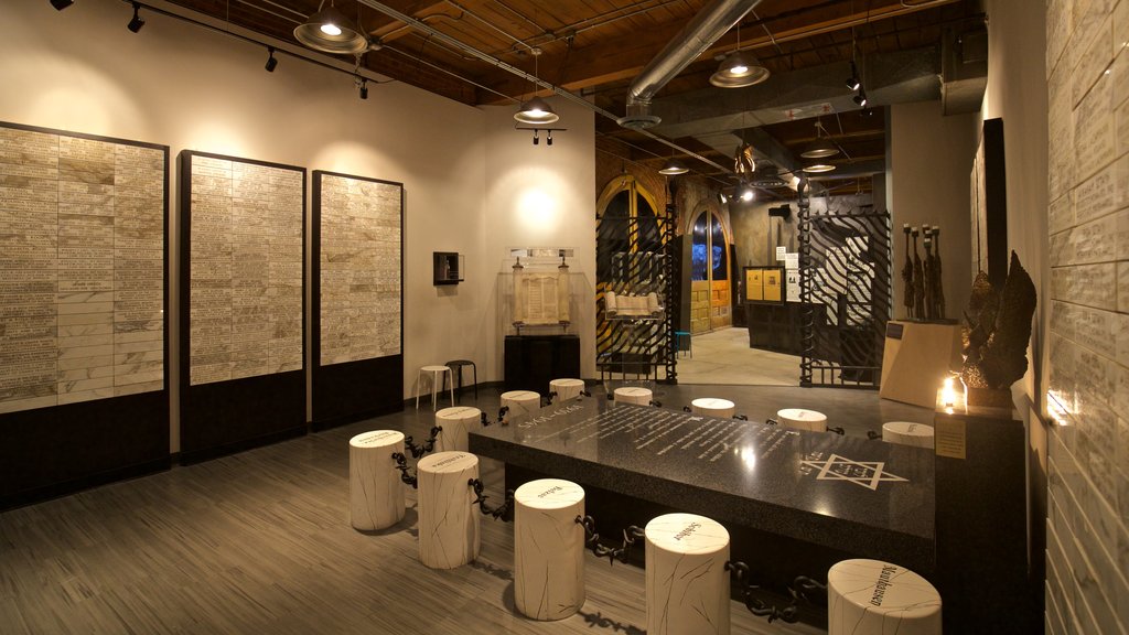 Dallas Holocaust Museum showing interior views