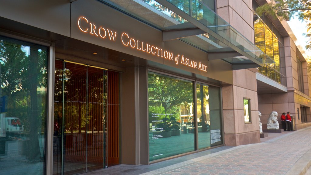 Trammell and Margaret Crow Collection of Asian Art which includes signage