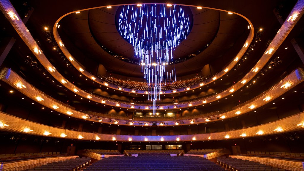 ATT Performing Arts Center which includes interior views and theater scenes