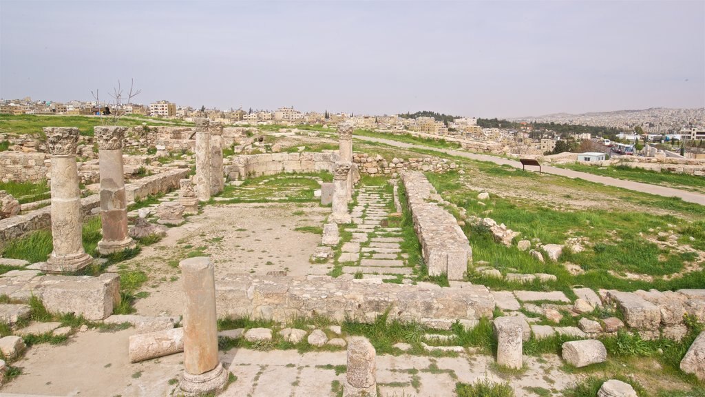 Byzantine Church showing heritage architecture, landscape views and building ruins