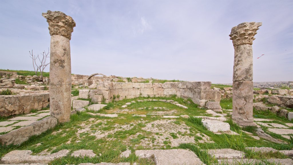 Byzantine Church showing building ruins and heritage architecture