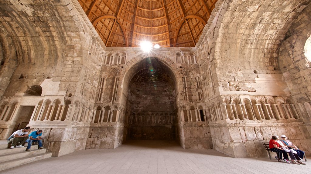 Ummayed Palace showing interior views and heritage elements