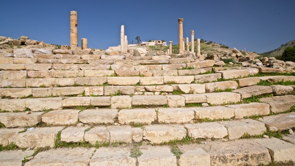 Pella Museum featuring building ruins and heritage elements