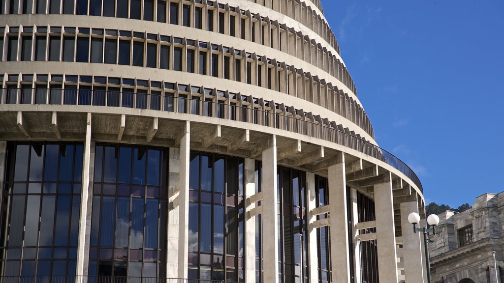 Beehive which includes modern architecture