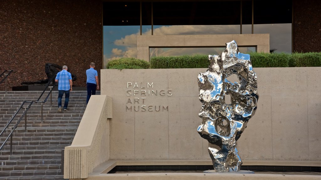 Palm Springs Art Museum featuring outdoor art