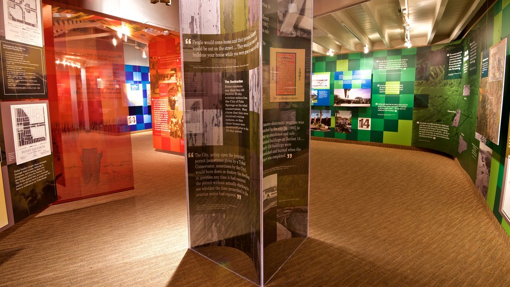 Agua Caliente Cultural Museum showing interior views