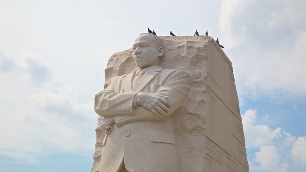 Martin Luther King Jr National Memorial mostrando un monumento