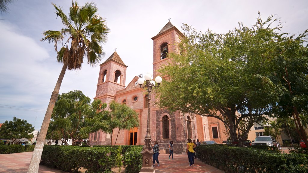 Nuestra Senora del Pilar Cathedral showing a garden and a church or cathedral