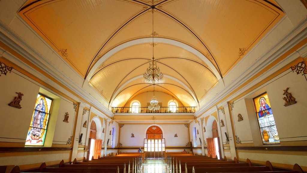 Nuestra Senora del Pilar Cathedral which includes a church or cathedral and interior views